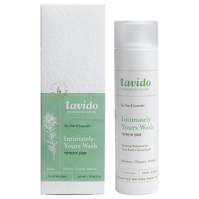 Lavido pH Balancing Feminine Wash - Tea Tree & Lavender Cleanser, 8.4 oz