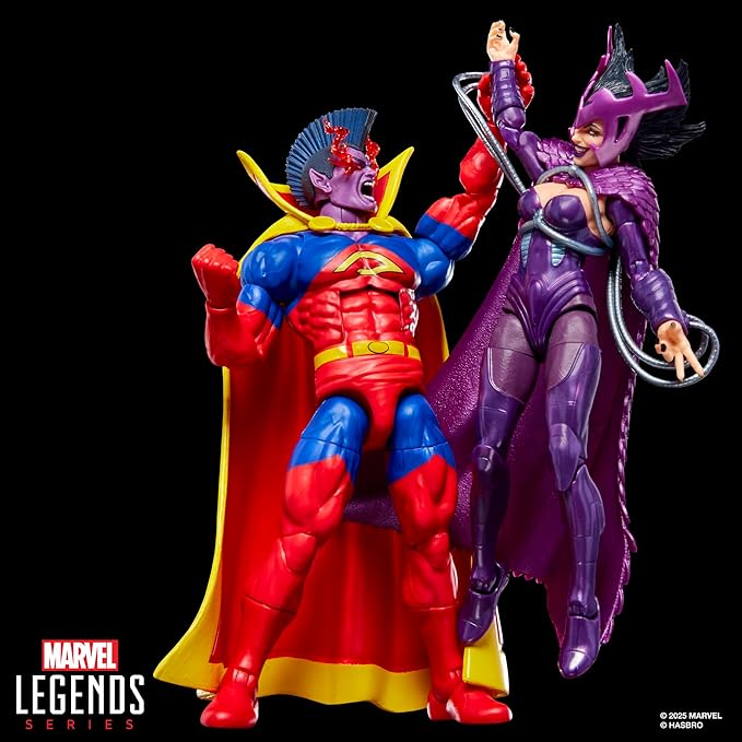 Marvel Legends Series X-Men Deathbird & Marvel’s Gladiator Two-Pack, 2 Comics-Inspired Collectible 6-Inch Scale Action Figures