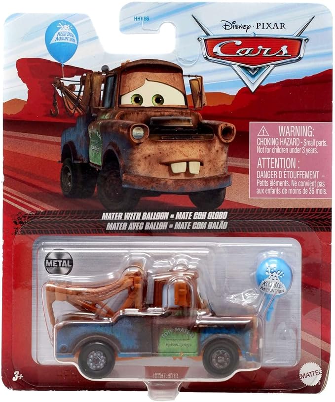 Disney Pixar Cars 2022 Metal Mater with Balloon Die Cast