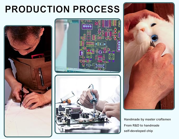Chongker Interactive Companion Robot Cat Pets, Handmade Weighted Stuffed Animals, Cat Plush Toy with Voice Response, Realistic Heartbeat and Purring, Ragdoll Cat