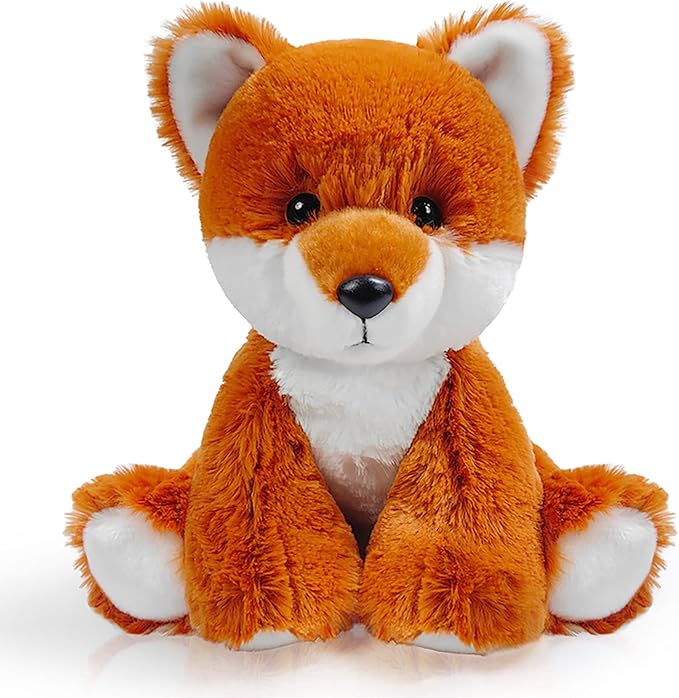 Fox Stuffed Animal Toy, Soft Huggable Fox Plush Toys for Kids, Cute Animal Gift for Boys Girls and Toy for 1-3 Toddlers -8.5 Inch