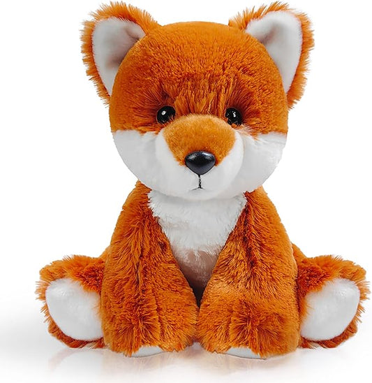Fox Stuffed Animal Toy, Soft Huggable Fox Plush Toys for Kids, Cute Animal Gift for Boys Girls and Toy for 1-3 Toddlers -8.5 Inch