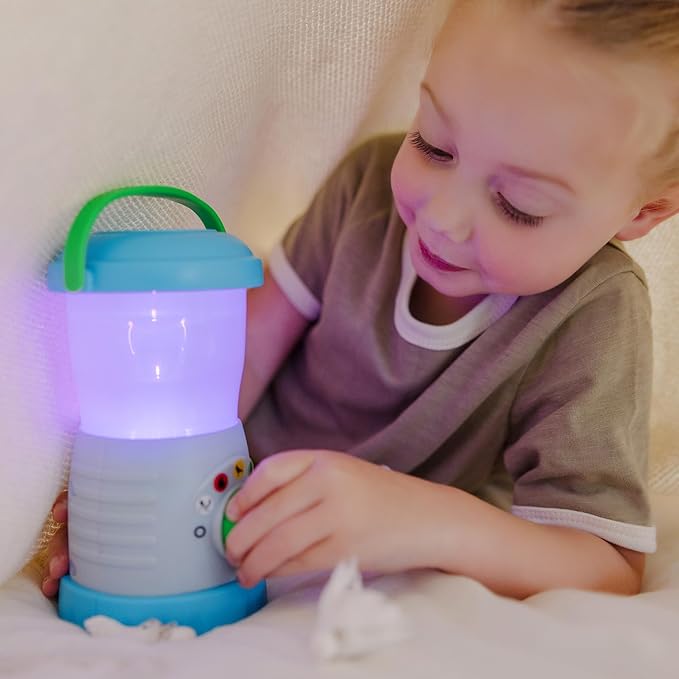 Melissa & Doug Let’s Explore Light & Sound Camping Lantern Play Set