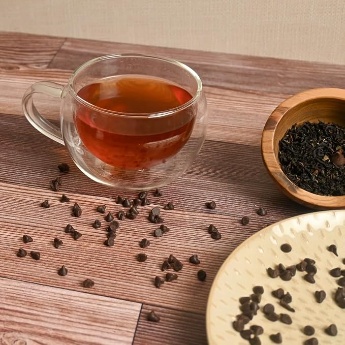 Organic Positively Tea Company, Mint Chocolate Chip, Black Tea, Loose Leaf, 16 Ounce