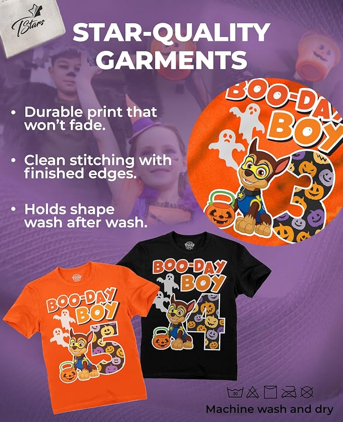 Paw Patrol Chase 3rd Birthday Boy Shirt - Toddler T-Shirt Gift Outfit for Party - Clothes for 3 Year Old Boys