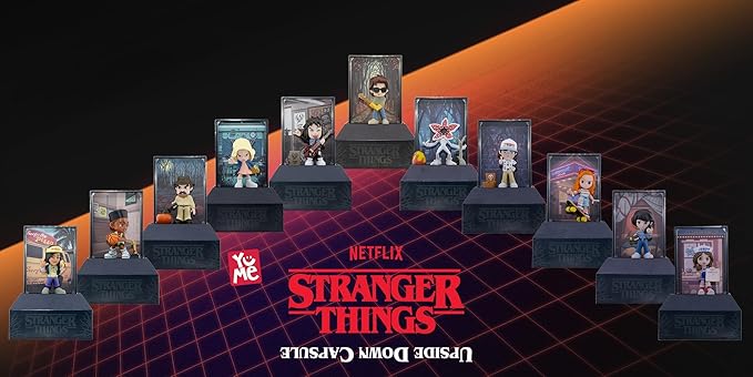 YuMe Official Stranger Things Upside Down Capsules – Series One 2 Pack Vintage Blind Box Action Figures, Netflix Collectible Toys for Fans & Collectors, 80s-Inspired Mystery Gift