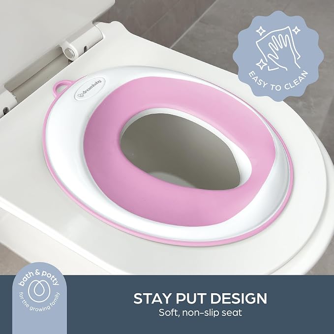 Dreambaby Potty Training Toilet Seat, Easy Fit Toddler Toilet Seat Cover, Anti-Slip for Boys and Girls, Lightweight and Portable Travel Potty