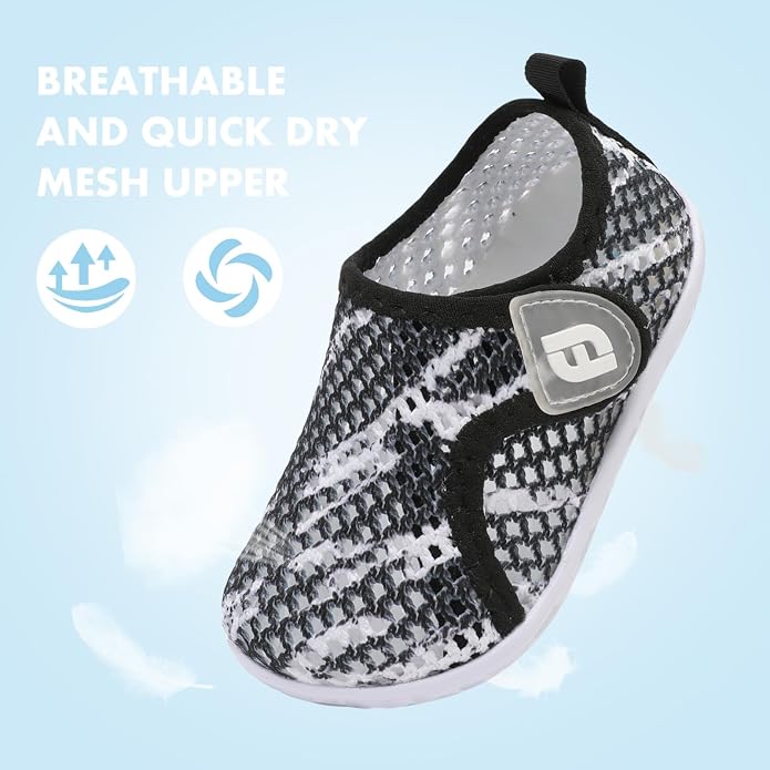 JOINFREE Baby Toddler Water Shoes Boys Girls Sandals Barefoot Kids Breathable Sneakers Shoes for Walking Running
