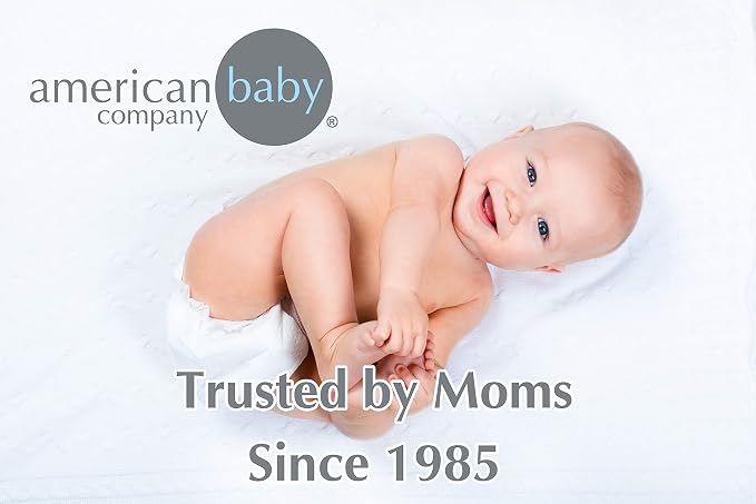 American Baby Company Heavenly Soft Chenille Fitted Pack N Play Playard Sheet 27" x 39", Warm and Cozy Chenille Pack and Play Sheet, Cream, for Boys and Girls, Fits Most Mini Crib Mattresses