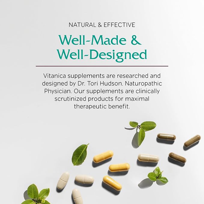 Vitanica Candidastat, Balanced Support, Vegan, 60 Capsules