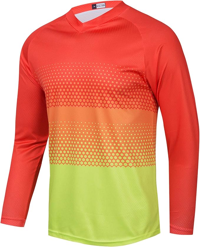 Weimostar Dirt Bike Jersey Youth Long Sleeve Off-Road Motocross Downhill Cycling t Shirt MTB Bicycle Biking Top for Boy Girl