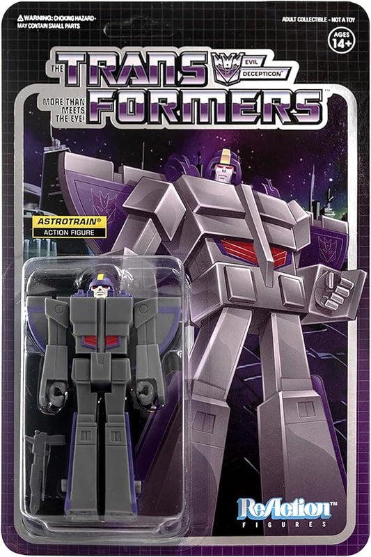 Super7 Transformers Astrotrain 3.75 in Reaction Figure