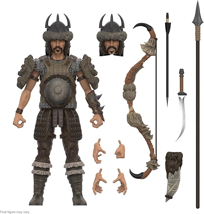 Super7 ULTIMATES! Conan The Barbarian Battle of The Mounds Subotai - 7" Conan Action Figure with Accessories Classic Movie Collectibles and Retro Toys