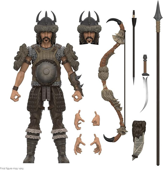 Super7 ULTIMATES! Conan The Barbarian Battle of The Mounds Subotai - 7" Conan Action Figure with Accessories Classic Movie Collectibles and Retro Toys