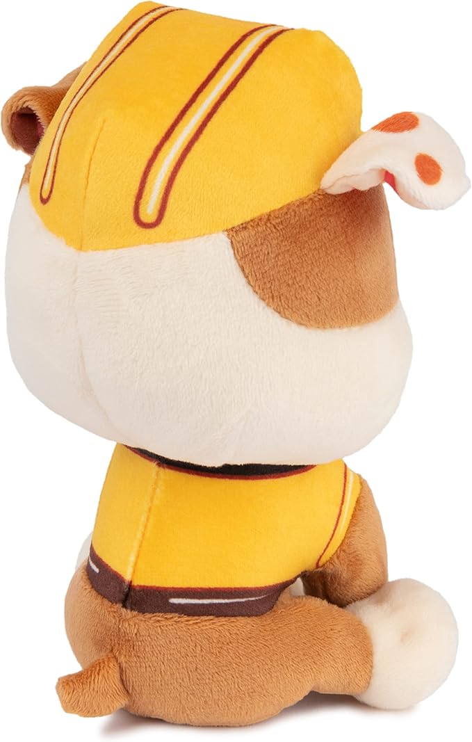 GUND Official PAW Patrol Rubble in Signature Construction Uniform Plush Toy, Stuffed Animal for Ages 1 and Up, 6" (Styles May Vary)