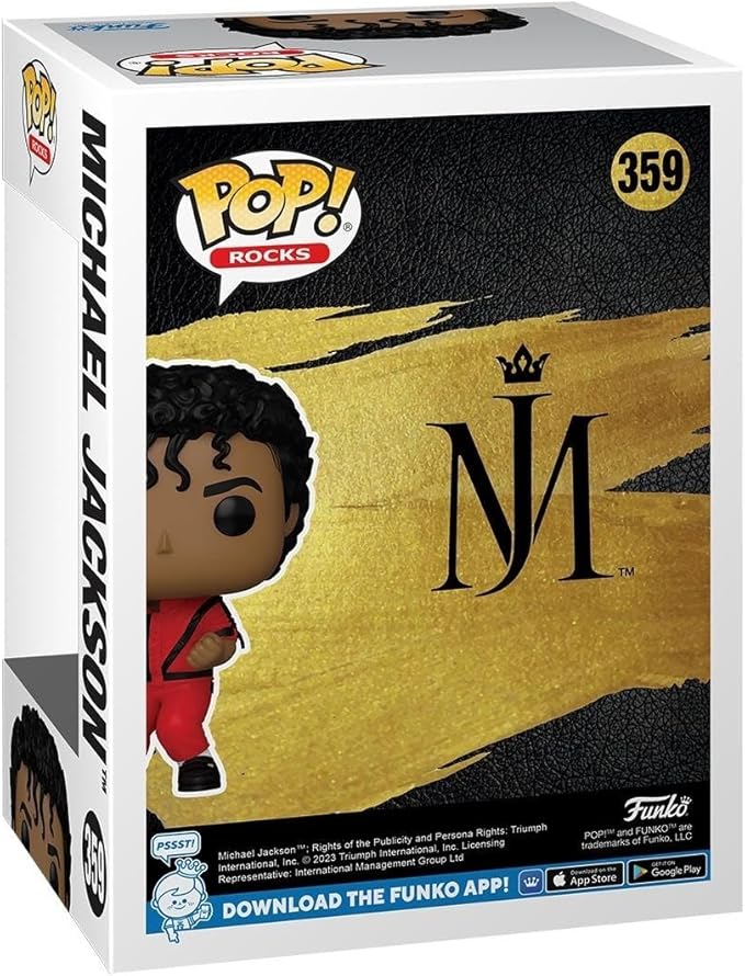 Funko POP! Rocks: Michael Jackson - (Thriller) - Collectable Vinyl Figure - Gift Idea - Official Merchandise - for Kids & Adults - Music Fans - Model Figure for Collectors and Display
