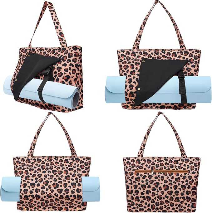 Yoga Mat Bag Yoga Bags and Carriers Fits All Your Stuff Yoga Tote Bag with Zipper Pocket Yoga Mat Carrier Pilates Bag Take in Out Mat Easily