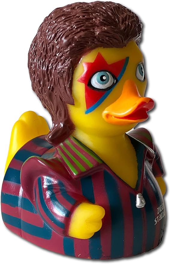CelebriDucks - Ziggy Starduck - Pond Control to Mallard Tom - Floating Rubber Ducks - Collectible Bath Toy Gift for Kids & Adults of All Ages