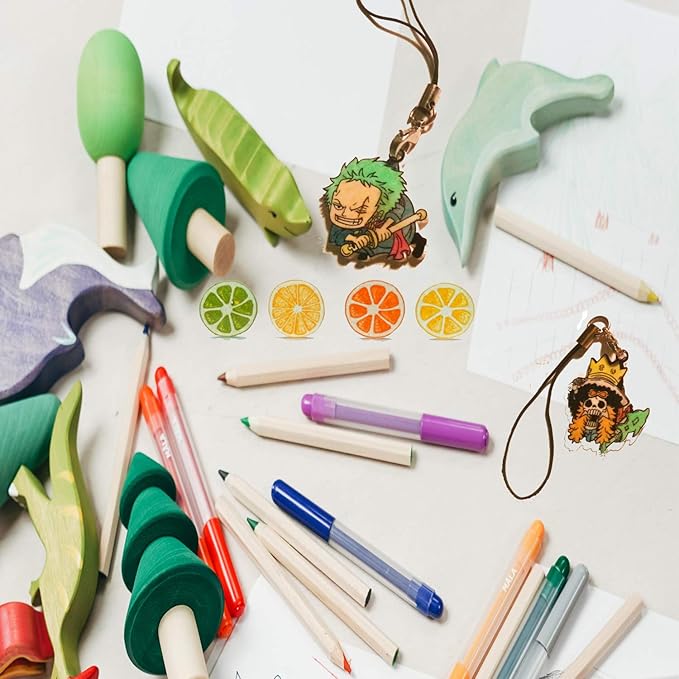 Warckon 55 Pieces Shrink Plastic Sheets, Shrink Art Paper Shrink Film Sheets Frosted Ruff n' Ready for Kids Creative Craft, Create Your Own Earrings, Necklace, Keychains (7.9 X 5.7 inch)