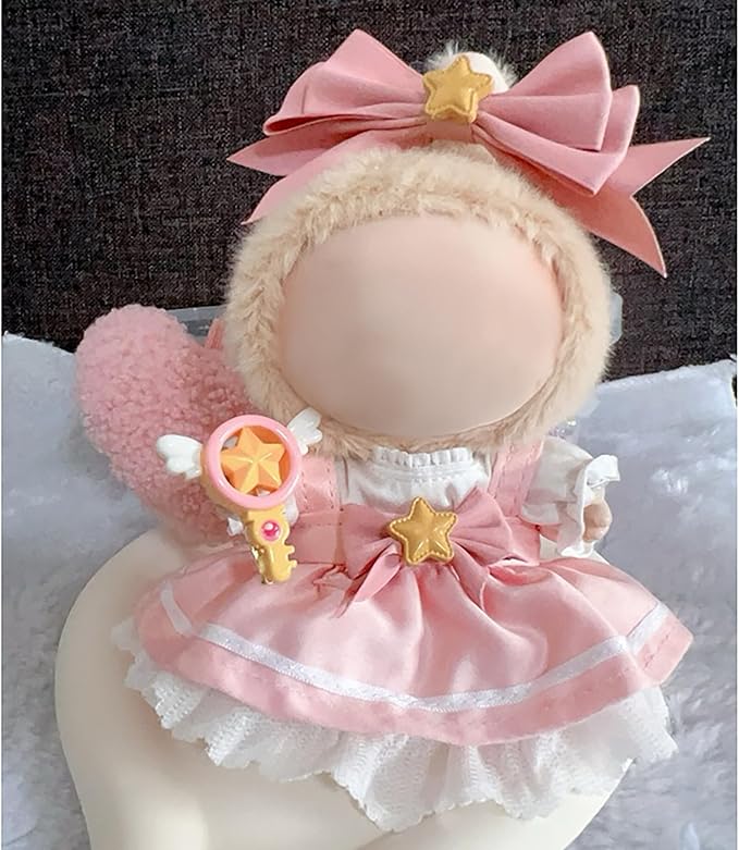 Clothes Fit for 17CM Doll, Fashion Doll Clothes Outfit Set Cute Theme Designer Toys Dress Accessories for Collector Fans Display (Charm Girl)