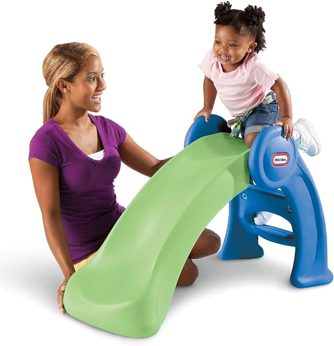 Little Tikes Junior Play Slide Green/Blue, 5 ft or less