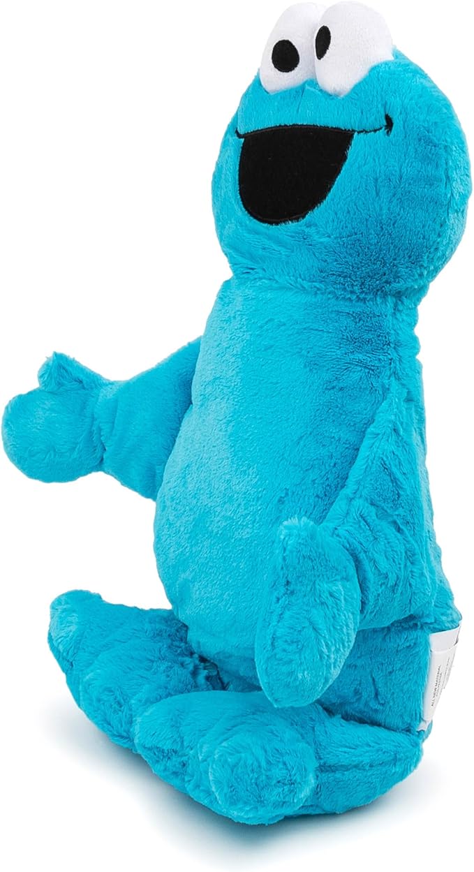 Jay Franco Sesame Street Plush Stuffed Cookie Monster Large Pillow Buddy - Super Soft Polyester Microfiber, 22 inch (Official Sesame Street Product)
