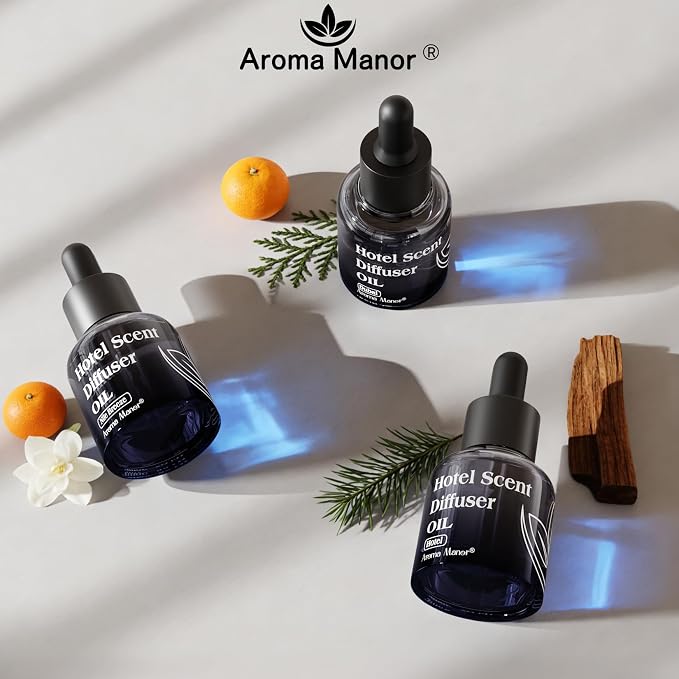 Hotel Fragrance Diffuser - Dubai Essential Oils Scent - Luxury Hotel Inspired Home Aromatherapy Diffuser Oil - Galbanum, Sandalwood, Musk - for Diffuser, Humidifier, Ultrasonic, Reed - 30ML