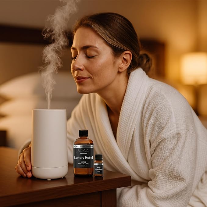 Hotel Diffuser Oil Gift Set–Luxury Hotel Inspired Fragrance Oils for Diffusers, Premium Aromatherapy Home Fragrance, Long Lasting Scent for Bedroom, Spa & Office (4.0 Fl Oz (6 x 0.68 Fl Oz))