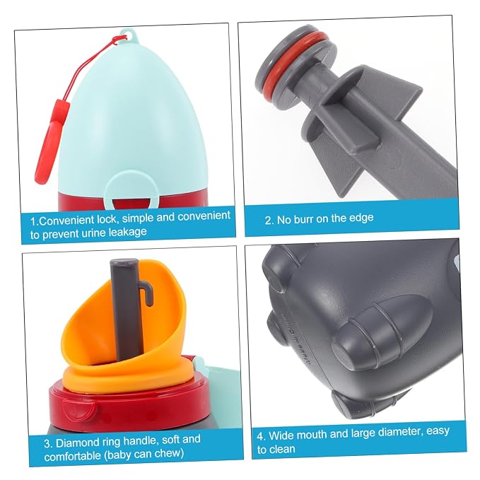 Portable Travel Potty Toilet for Boys and Compact Car Urinal Cup with Leak-Resistant Design Clean Portable Toilet for Camping and Outdoor Use