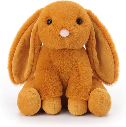 Apricot Lamb Ginger Yellow Bunny Stuffed Animals for Kids, Soft Cute Plush Toys for Baby Girl and Boy, 7.9 Inches