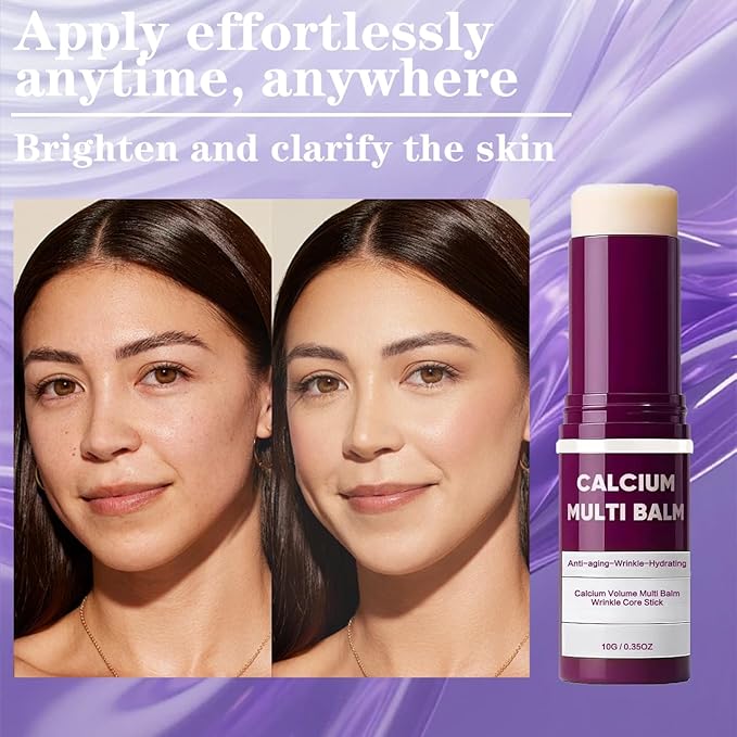 Calcium Multi Balm Stick, Calcium Volume Multi Balm, Firming & Hydrating Collagen Cream for Face, Eyes, Neck