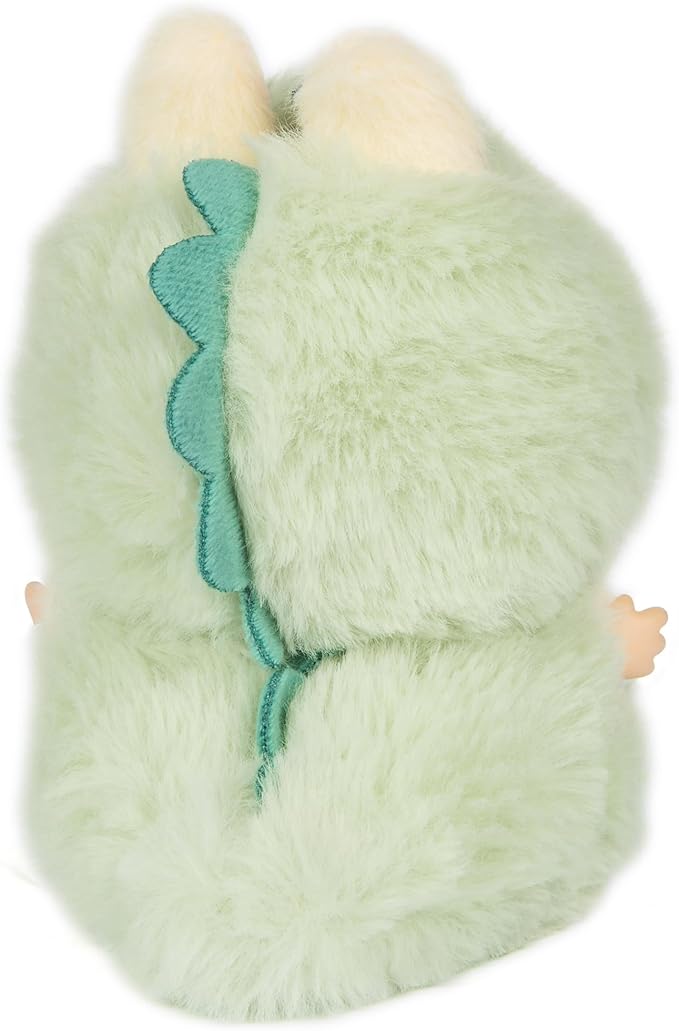 Plush Doll Clothes for Labubu - Cute Animal 17cm Doll Clothing, Premium Doll Accessories Clothes for Collectors or Display - Kawaii Dinosaur Costume (No Dolls)