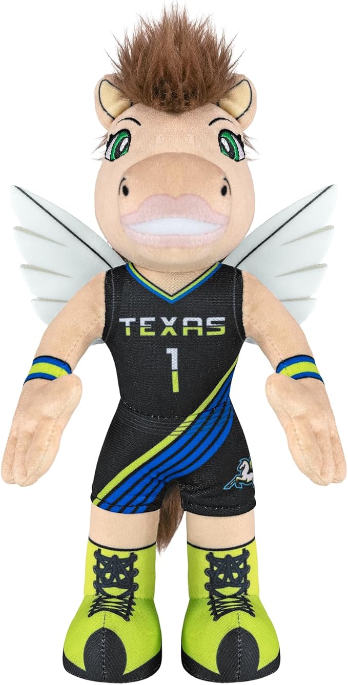 Bleacher Creatures Dallas Wings Lightning 10" Mascot Plush Figure - A Mascot for Play or Display