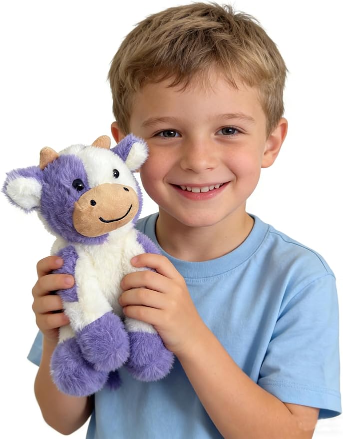 Cow Stuffed Animals Soft Plush Cute Cow Doll for Boys Girls 11.8in (zuo NIU zise 30cm)