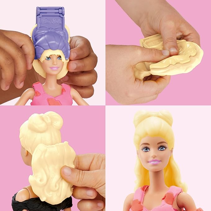 Play-Doh Barbie Designer Fashion Show Set, Make Doll Clothes with 21 Fashion Accessories & Modeling Compound, Kids Arts & Crafts for Girls & Boys 5+