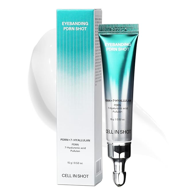 Eyebanding PDRN Shot – Eye Area Firming and Wrinkle Care – Eye Cream for Elasticity and Hydration Around the Eyes, 0.52 fl.oz (15ml)