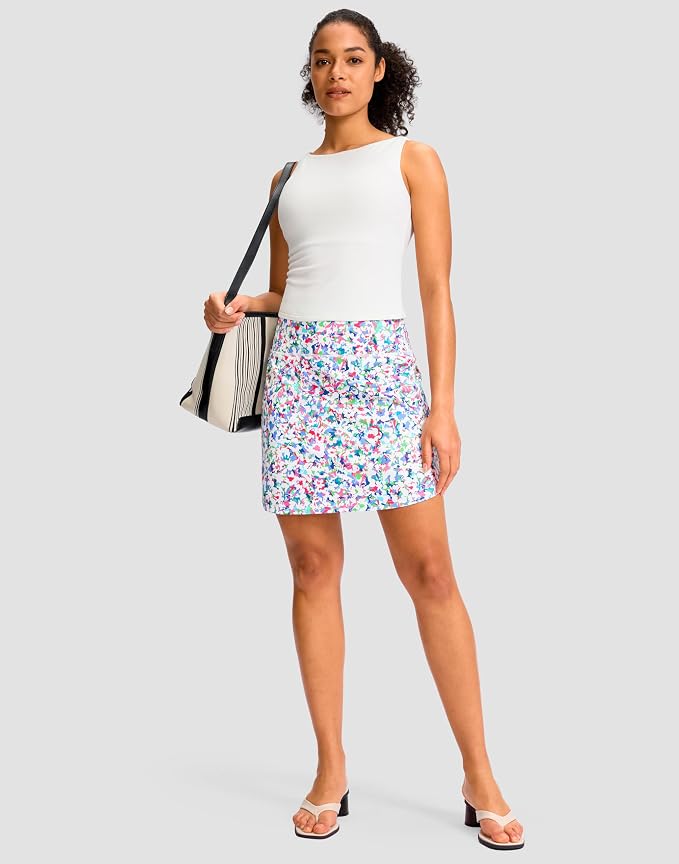 G Gradual 16"/18" Skorts for Women Golf Skirt with 2 Pockets Summer Casual | Built-In Shorts, High Waist, Soft 4-Way Stretch, Breathable Mesh Liner, Tennis Pickleball Athletic Wear, Easy To Match