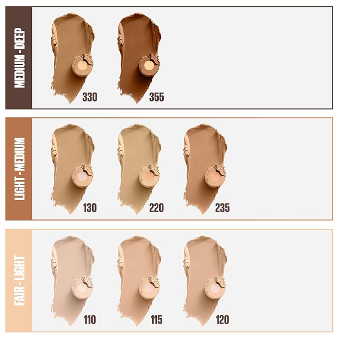 Maybelline Fit Me Shine-Free + Balance Foundation Stick, Multi-Use Face Makeup and Contour Stick For Natural, Matte Coverage, Toffee, 1 Count