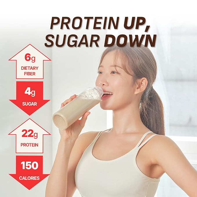 Flimeal Chocolate Protein Shake, With Crunchy Protein Balls, Protein Smoothie Powder - 22g Protein, Low Sugar, Keto-Friendly Meal Replacement Shake, 1.59oz, 7packs, 7 Servings (7 Packs X 1.59 oz)