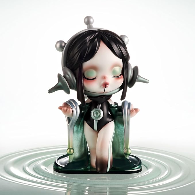 POP MART SKULLPANDA The Sound Series Figures, SKULLPANDA Blind Box Figures, Random Design Action Figures Collectible Toys Home Decorations, Holiday Birthday Gifts, Single Box