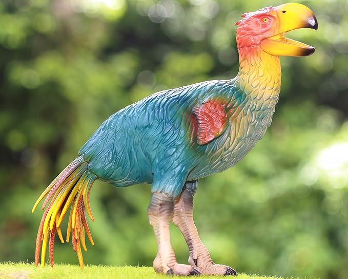 Gemini&Genius Brontornis Figurine Animal Toy, Prehistoric Bird Action Figure, Terror Bird, Collectible Brontornis Figurine Toy for Boys and Girls Gift (North American Thunderbird)