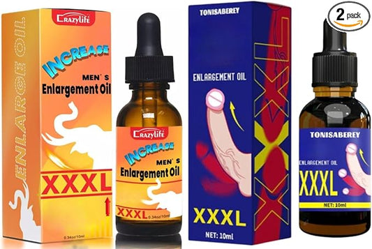 2pcs XXXL Man Extra Power Strength Massage Essential Oil 0.68 FL OZ (F395-F333)