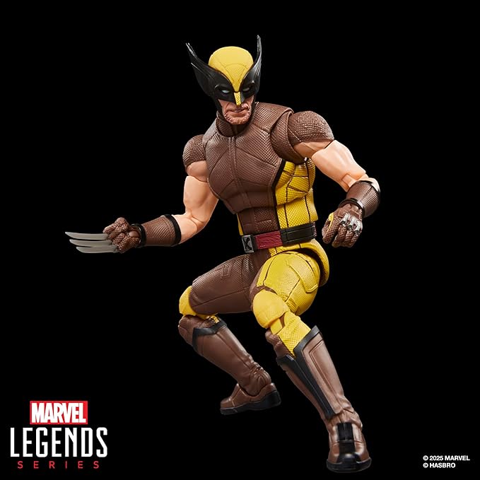 Marvel Legends Series Wolverine (Brown Suit), Marvel Studios' Deadpool & Wolverine Movie Collectible 6-Inch Action Figure Gift