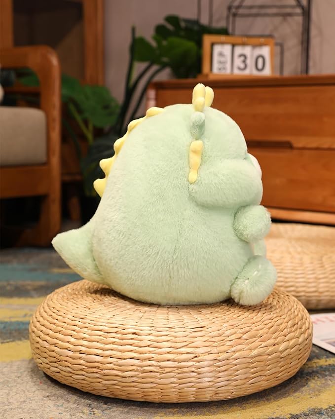 MUPI Cute Dragon Pig Plush Toy Kawaii Stuffed Animals Soft Dinosaur Plush Pillows for Girls Boys Kids Adults, Blue (11 Inch)