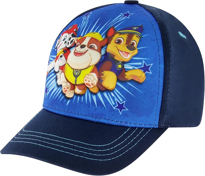 Nickelodeon Boys Baseball Cap, Paw Patrol Marshall Adjustable Toddler Hat, Ages 2-4 Or Boy Hats for Kids Ages 4-7