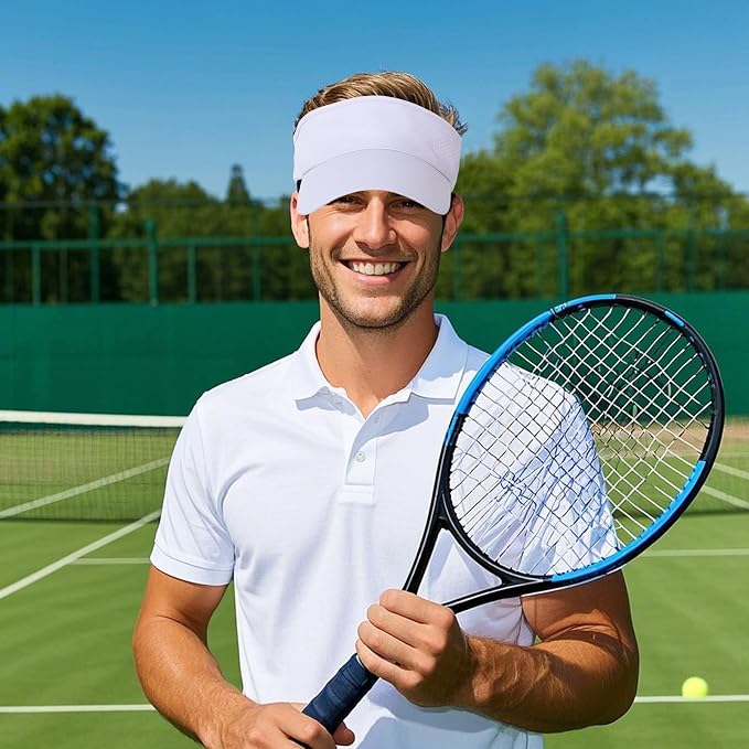 choyaxo 3pcs Sun Visor Hats UV Protection Beach Hats Golf Caps for Men Women Summer Beach Pool Sports Golf