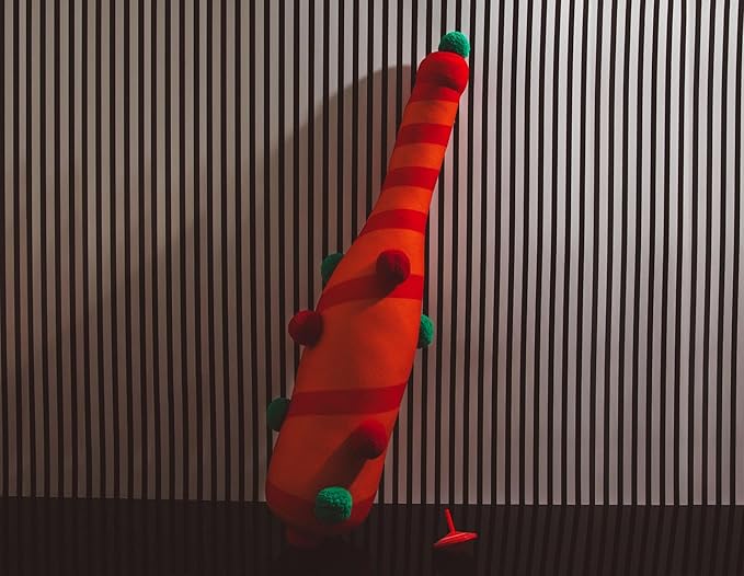 Killer Klowns from Outer Space Orange Baseball Bat 30-Inch Collector Plush Toy, Large Soft Stuffed Animal