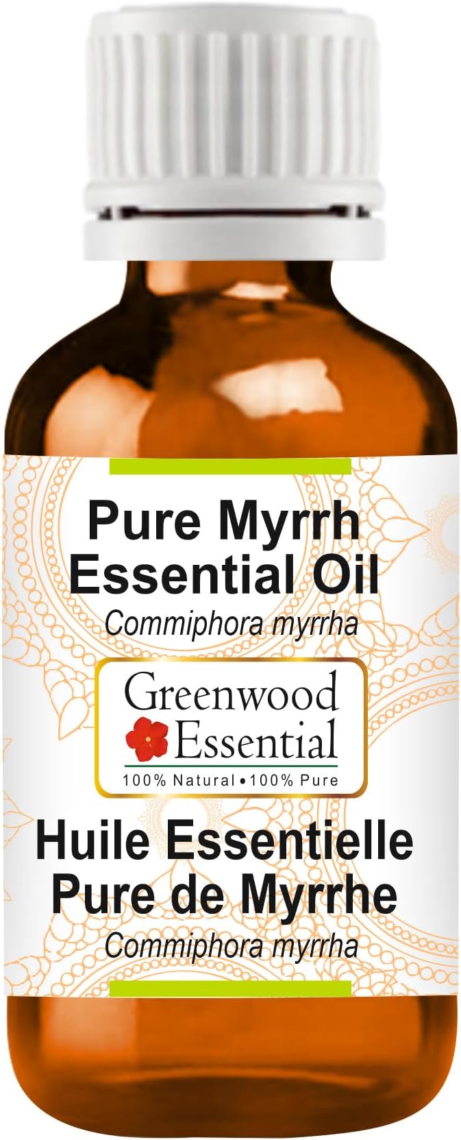 Greenwood Essential Pure Myrrh Essential Oil (Commiphora myrrha) 50ml (1.69 oz)