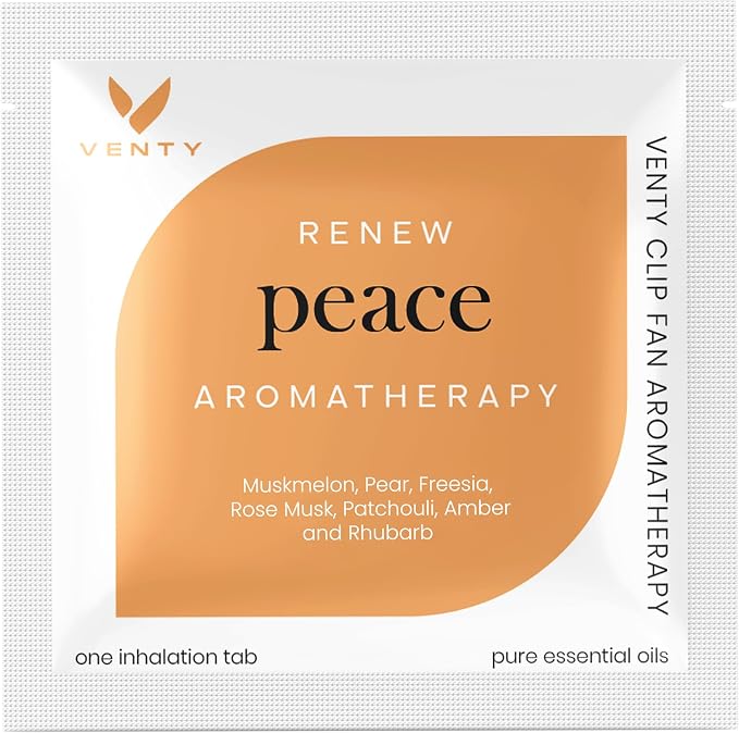 Venty Freesia Scent Pack – 8 Aromatherapy Refills for The Venty Clip Fan | Soothing Fragrances for a Relaxing Atmosphere