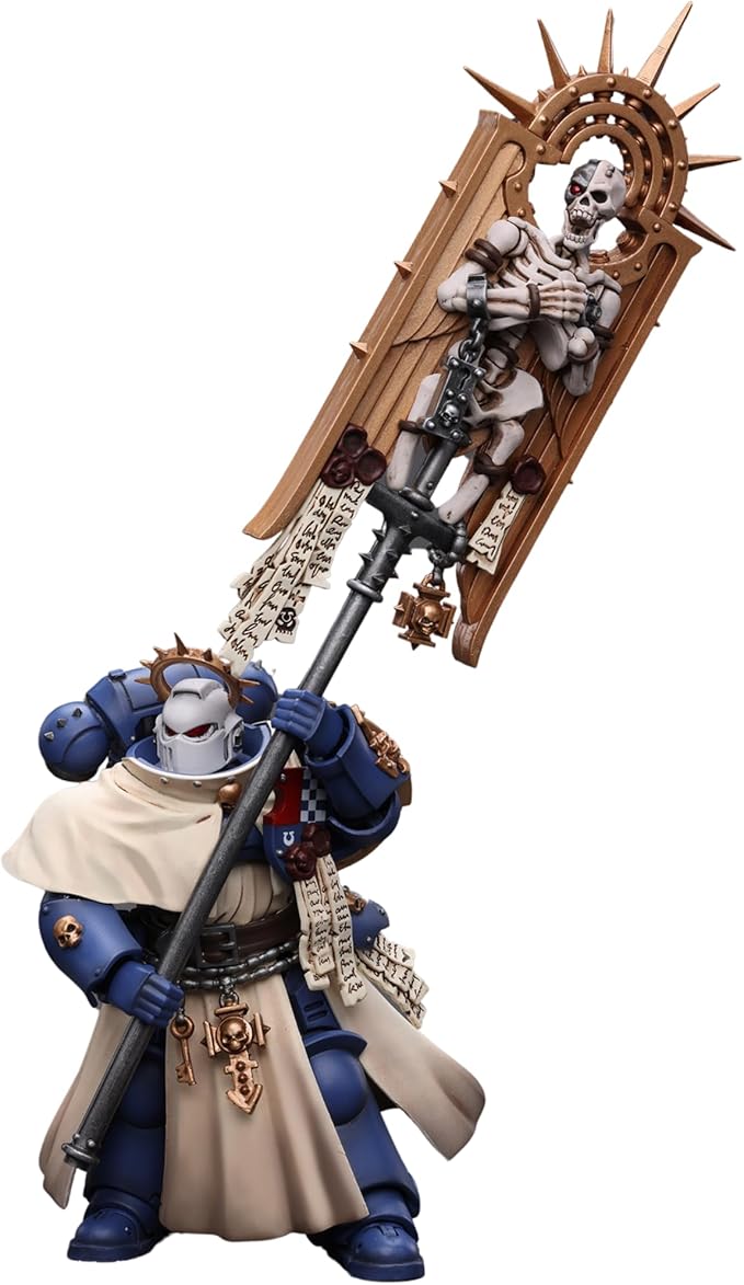 JOYTOY Warhammer 40k Action Figure Ultramarines Bladeguard Ancient Collection Anime Model, 1/18 4.2-inch Christmas Birthday Gift